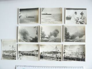 10 X Vintage Photographs Showing Hms Suffolk Tour To Asia China In The 1930s