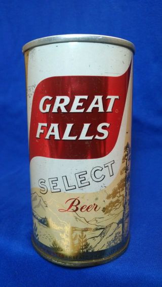 Great Falls Select Beer 12 Fluid Ounces Zip Tab Can Great Falls Montana