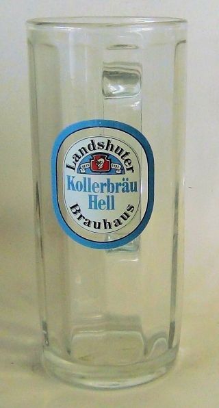 Vintage German Kollerbrau Hell.  5l Beer Glass Mug - Circa 1980 - Sanahed 1765