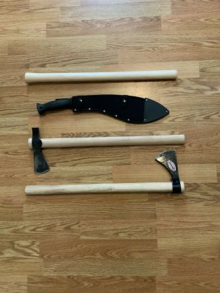 Cold Steel Tomahawks And Machette With Spare Handle