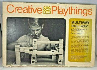 1969 Creative Playthings Multiway Rollway T011 Marble Track - Ga