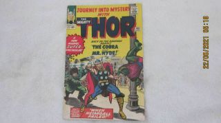 Vintage Marvel Comics Journey Into Mystery The Mighty Thor 105 Cobra Mr Hyde