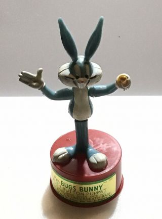 Vintage Bugs Bunny Push Button Toy Kohner Bros.  East Paterson,  N.  J.  3991