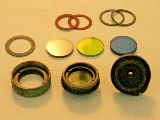 Vintage Parker - Hale Rearsight 6 Hole Aperture / Lens / Colour Filter Holder.