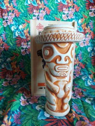 Beachbum Berry Bora Tiki Mug By Tiki Diablo Includes Munktiki Krampus Coasters