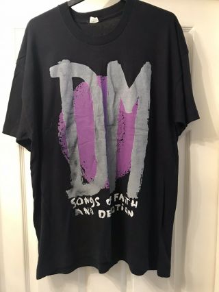 Depeche Mode Songs of Faith and Devotion Tour 1993 Vintage T - Shirt 2