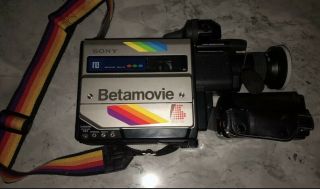 Sony Betamovie Betamax Bmc 110 Camcorder Vintage 1980 