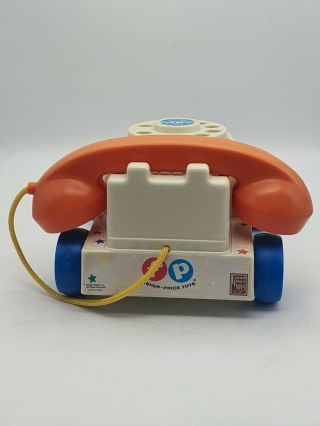 Vintage Fisher Price Chatter Phone Pull Along year 2000 Childrens Toys 3