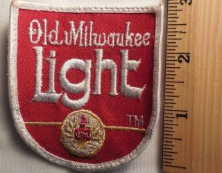Old Milwaukee Light Patch (beer,  Alcohol)