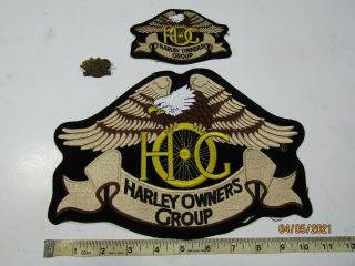 Harley Owners Group Patches And Pin