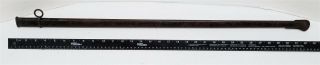 A197 1800s Civil War Rare Metal Sword Sheath 32 Inches Long