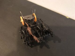1 Yellow And Silver Chariot With Horses From Ben Hur Playset By Marx Recast