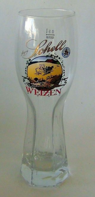 Vintage German Schell Weizen.  5l Beer Glass Circa 1980 Sanahed 1740