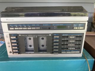 Vintage Sears Sr Stereo System Am/fm Cassette Turntable.