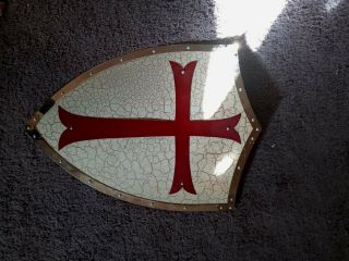 Templar Medieval Shield Decorative Steel