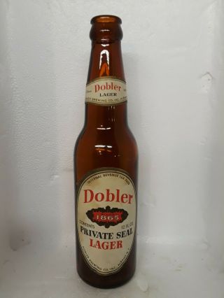 Dobler Beer Private Seal,  Albany Ny Beer Bottle Irtp