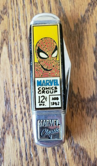 Vintage Franklin Spiderman Superhero Comic Book Pocket Knife