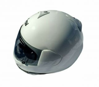 Arai Renegade Motorcycle Helmet White 2 Full Face Shields Box Cover Booklet Vtg