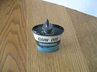 Vintage Gun Oil Can WesternField Lead Top Advertising Tin Gas & Oiler Can 2