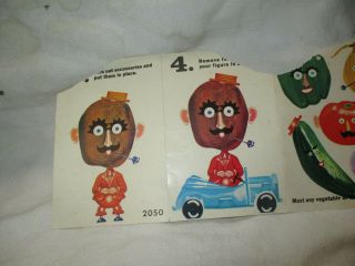Vintage Hasbro COOKY the CUCUMBER & Mr.  POTATO HEAD 3