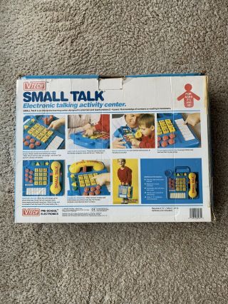 Vintage VTECH Small Talk - Electronic Talking Activity Center - 1988 2