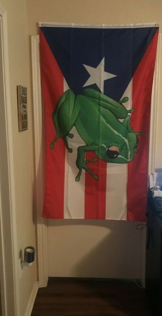 Puerto Rico Coqui Flag 5 
