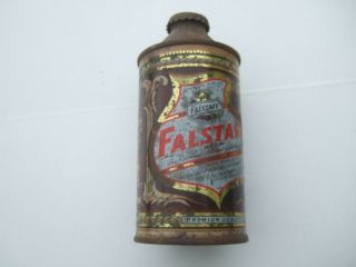 Vintage Falstaff Cone Style Beer Can With Top
