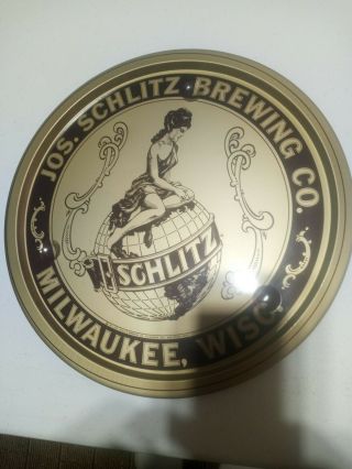 Vintage Schlitz Beer Tray.  Dated 1971.  Fb1
