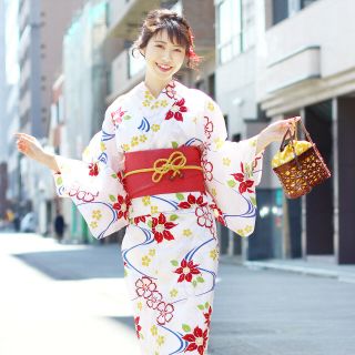 Japanese Kimono Yukata Obi Belt Set Of 2 N