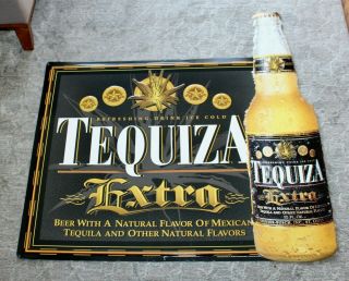 Tequiza Extra Large Metal Sign Mexican Tequila & Beer Man Cave Decor
