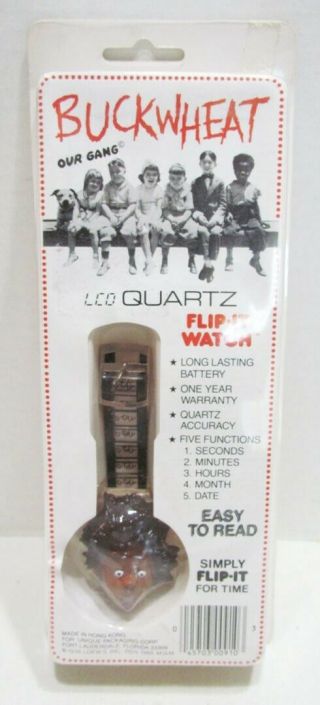 The Little Rascals Our Gang Buckwheat Lcd Flip - It Watch 1980 