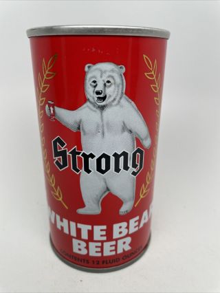 White Bear Strong Beer - 1970’s Flat Top.  Walters.  Eau Claire,  Wisconsin - Wi