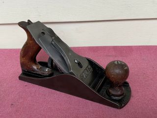 Vintage Stanley Bailey No.  4 - 1/2 - Type 15 Hand Plane 1931 - 1932 Made In Usa