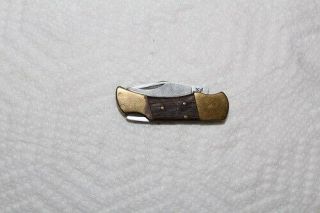 Vintage Olsen Pocket Knife W/ Single Locking Blade Howard City,  Mi