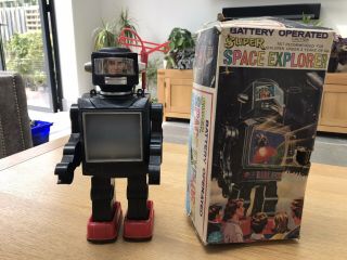 Vintage Space Explorer Robot