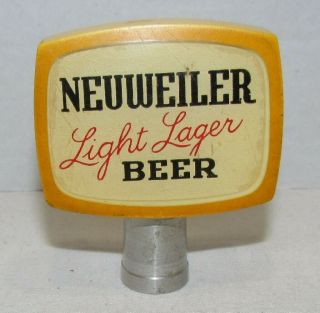 Vintage Neuweiler Light Lager Beer Tap Knob,  Allentown,  Pa