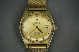 Vintage Tissot Visodate Seastar Pr 516 Automatic Swiss Mens Watch W/ Date