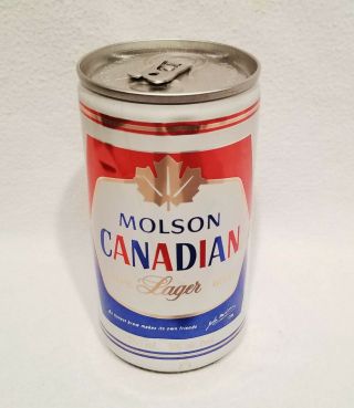 Vintage Factory Empty Molson Canadian Beer Can