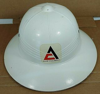 Vintage Allis Chalmers Fiberglass Pith Helmet Previously Owned
