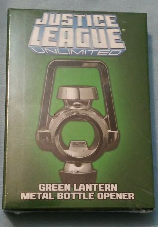 Justice League Unlimited Green Lantern Metal Bottle Opener In Seal