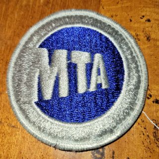 Mta Vintage Uniform Patch - York City Transit - Subway Train Bus Railroad