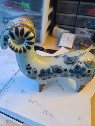 Collectible Ken Edwards Mexico Hand Painted Ram