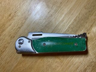 John Deere Drop Point Blade 8 Inch Pocket Knife - Assisted Open