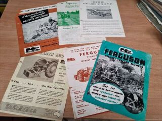 Ferguson Vintage Farm Machinery Sales Brochures Massey Ferguson Tractor