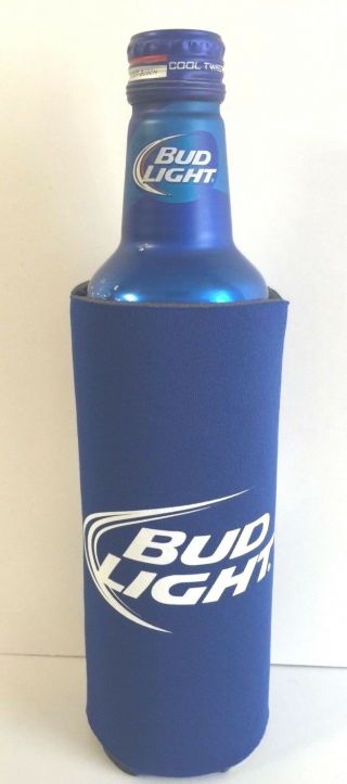 Bud Light Beer Koozie Fits 16 Oz Aluminum Can Classic Logo &