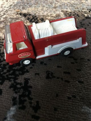 Vintage Tonka Red Fire Truck Pressed Steel Fast Take A Look