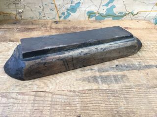 Antique Sharpening Stone Whetstone Primitive Wood Case,  1800’s Or Older