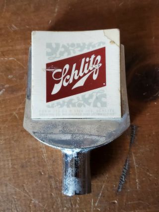 Vintage Schlitz Beer Tap Handle Knob 3