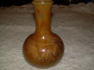 W.  J.  Gordy Hand Made And Signed Small Pottery Bud Vase
