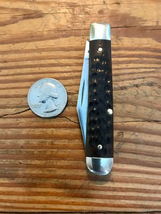 Case Xx 1972 2 - Blade Vintage Jack Knife 6214 1/2 W/brown Jigged Delrin Handles